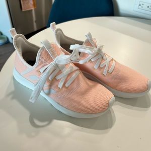 Pink adidas cloudfoam sneakers
